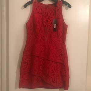 BCBG Red Cocktail Dress